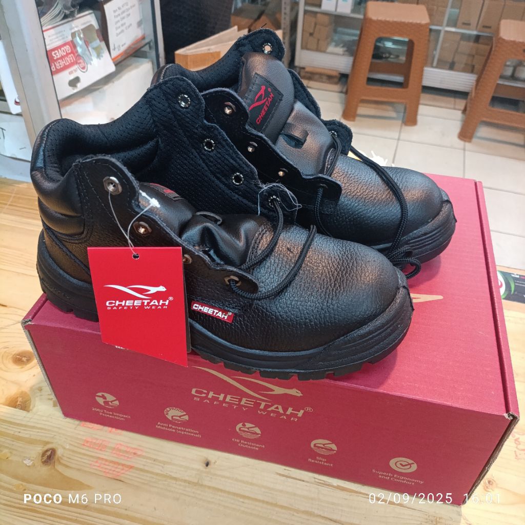 Sepatu Safety Cheetah 3180 H / Safety Shoes Cheetah Revolution 3180 H Original