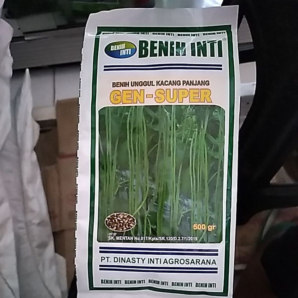 BENIH INTI KACANG PANJANG GEN SUPER