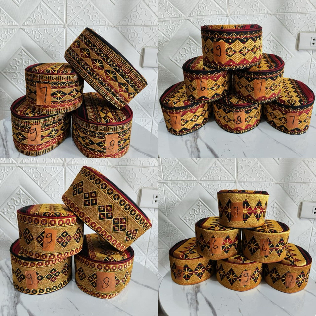 peci kopiah songkok tapis lampung bordir tenun salur