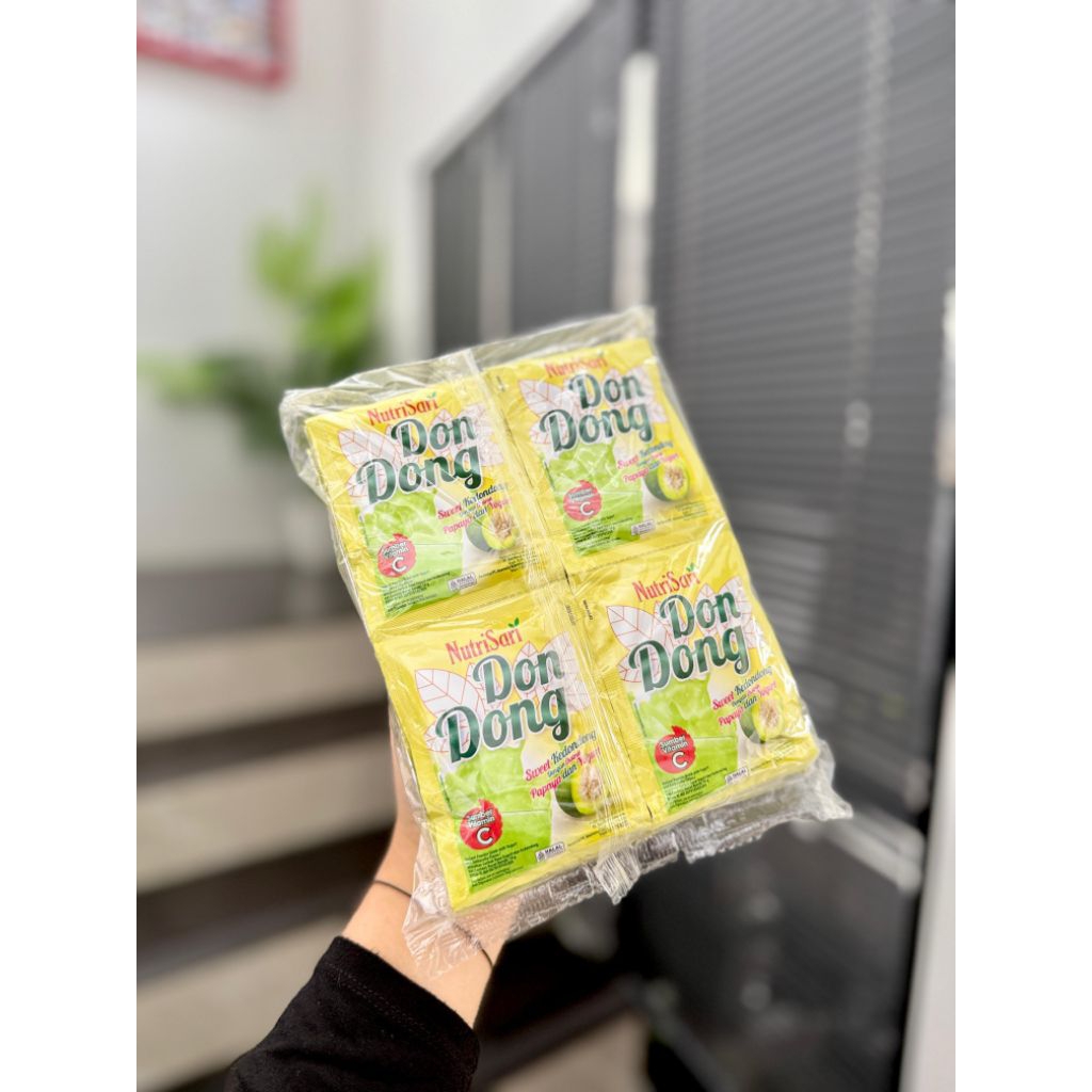 

Nutrisari Dondong Perpack isi 4 Renceng (40pcs) | Kartonan isi 4pack (160pcs) | Exp Sept 2025