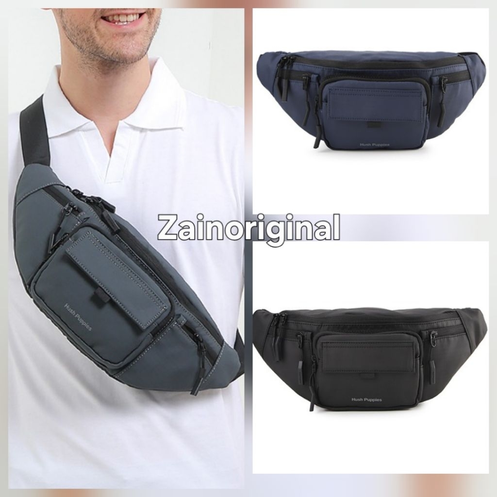 ORIGINAL HUSH PUPPIES ZACK WAIST BAG TAS PRIA