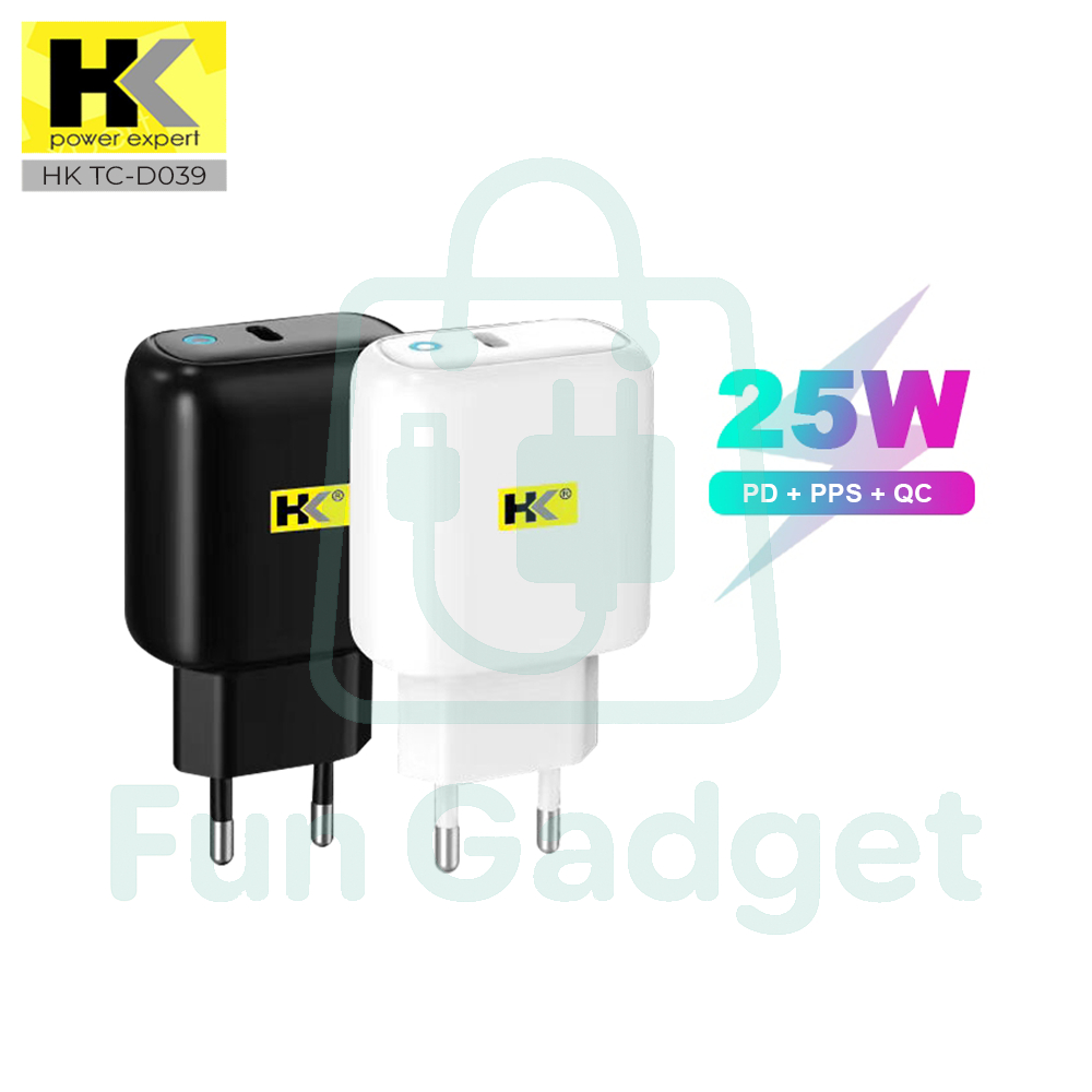 HK D039 Charger 25W Fast Charging PD + PPS + QC4.0
