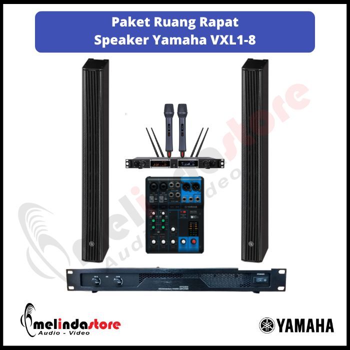 Paket Sound System Masjid Speaker Yamaha VXL1-8