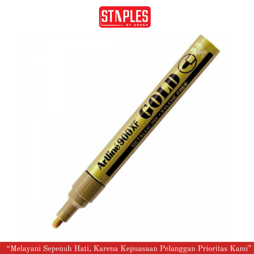 

Spidol Gold Metallic Artline E-900XF / Spidol Emas