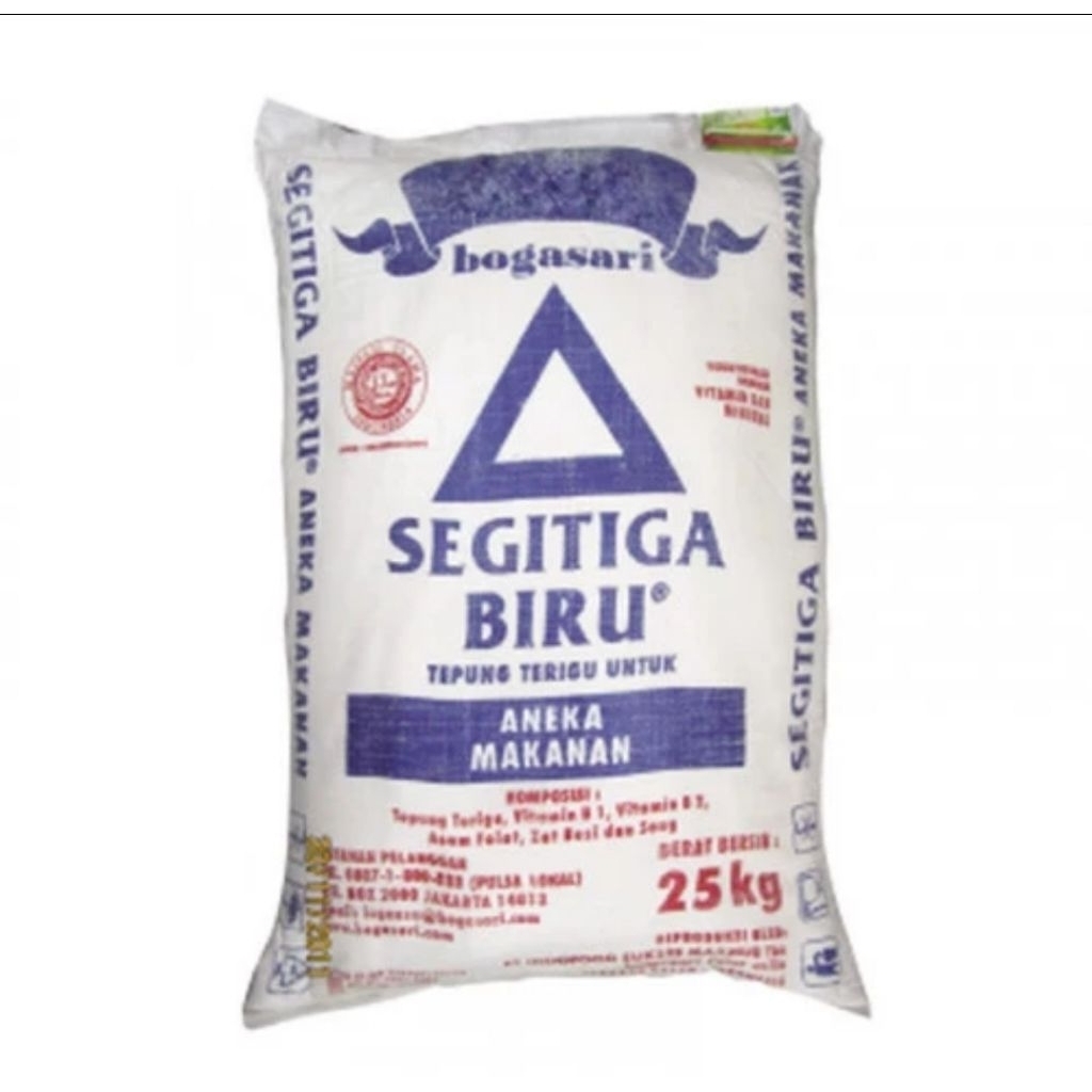 TEPUNG TERIGU SEGITIGA BIRU 25 KG