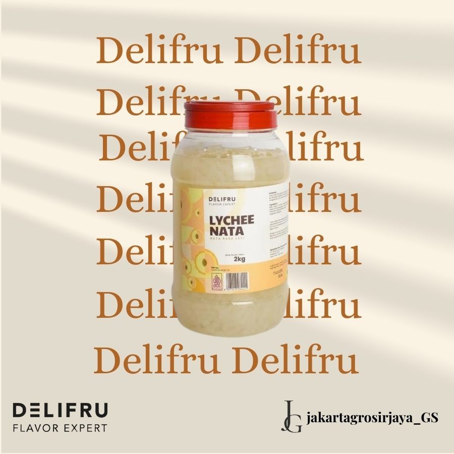 

Delifru Lychee Nata 2 Kg - Topping Minuman Nata De Coco Leci
