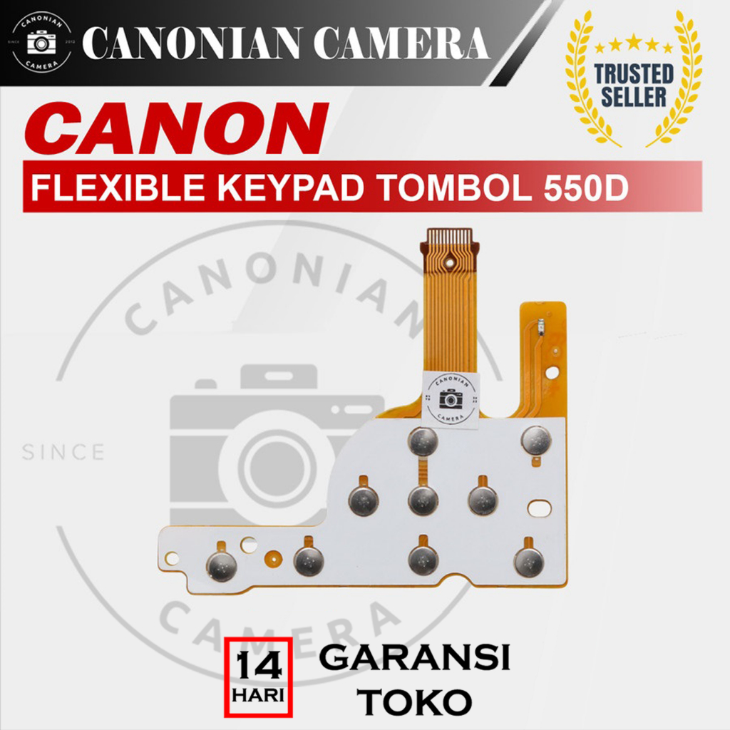 Kabel Flex Flexible Keypad Tombol Canon 550D