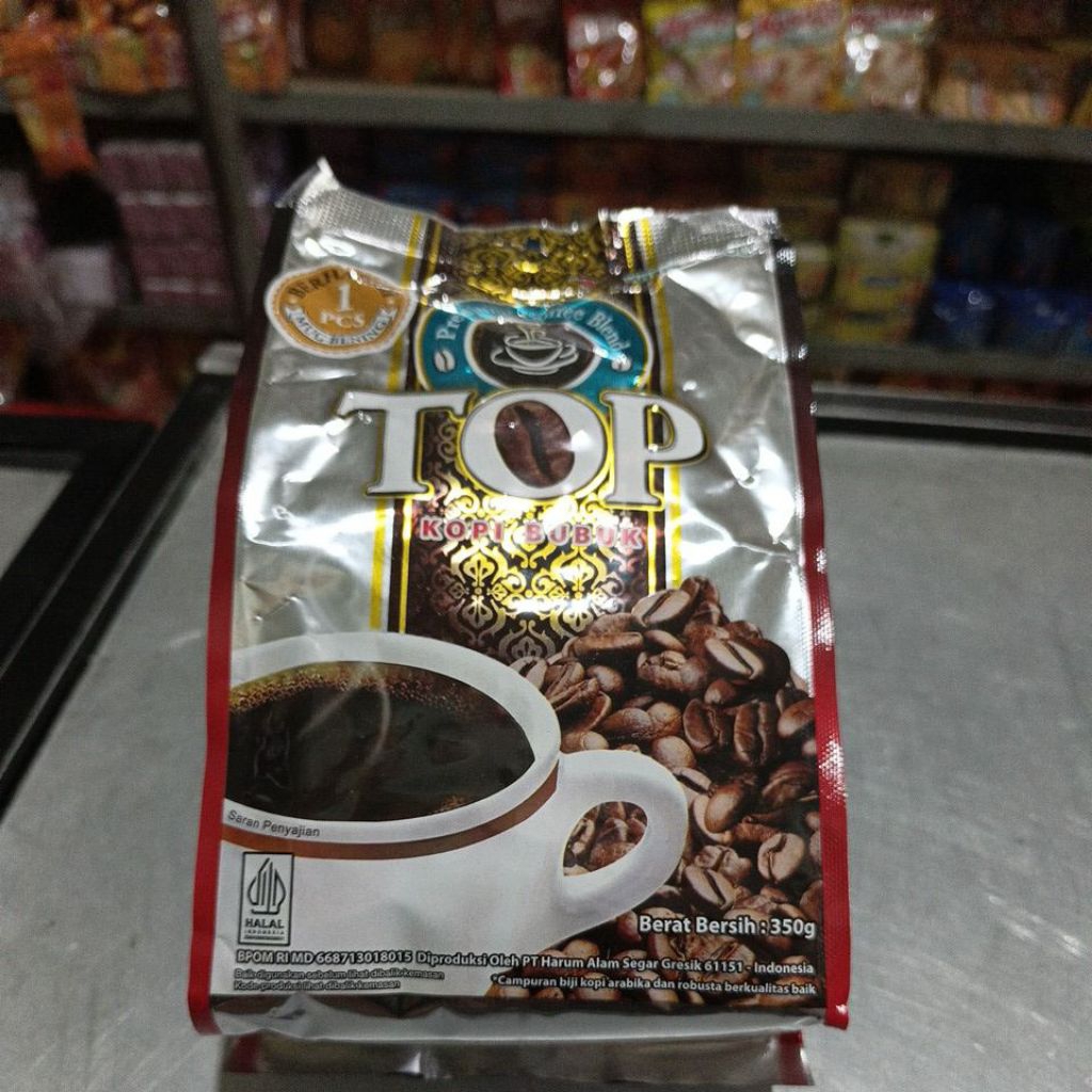 

Top kopi bubuk murni 350g