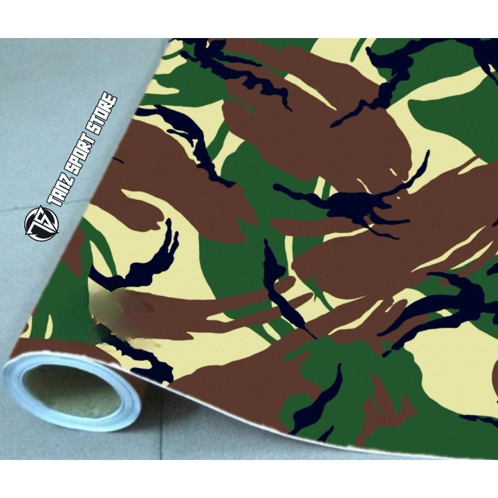 

Stiker Camo Sticker Camouflage Loreng Army Laminasi Doff Best Wrapping