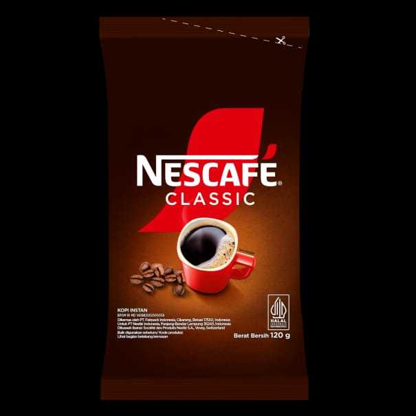 

(KEMASAN BARU) Nescafe Classic 120gram / Clasic Vending 120gr / Nescafe 120 / nescafe coffee