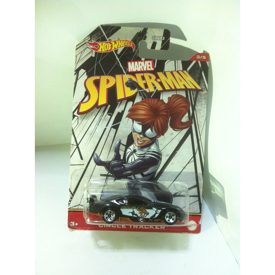 Hot Wheels. 2022 Marvel Spider-Man Series - 3. Circle Tracker. Spider-Girl by MATTEL