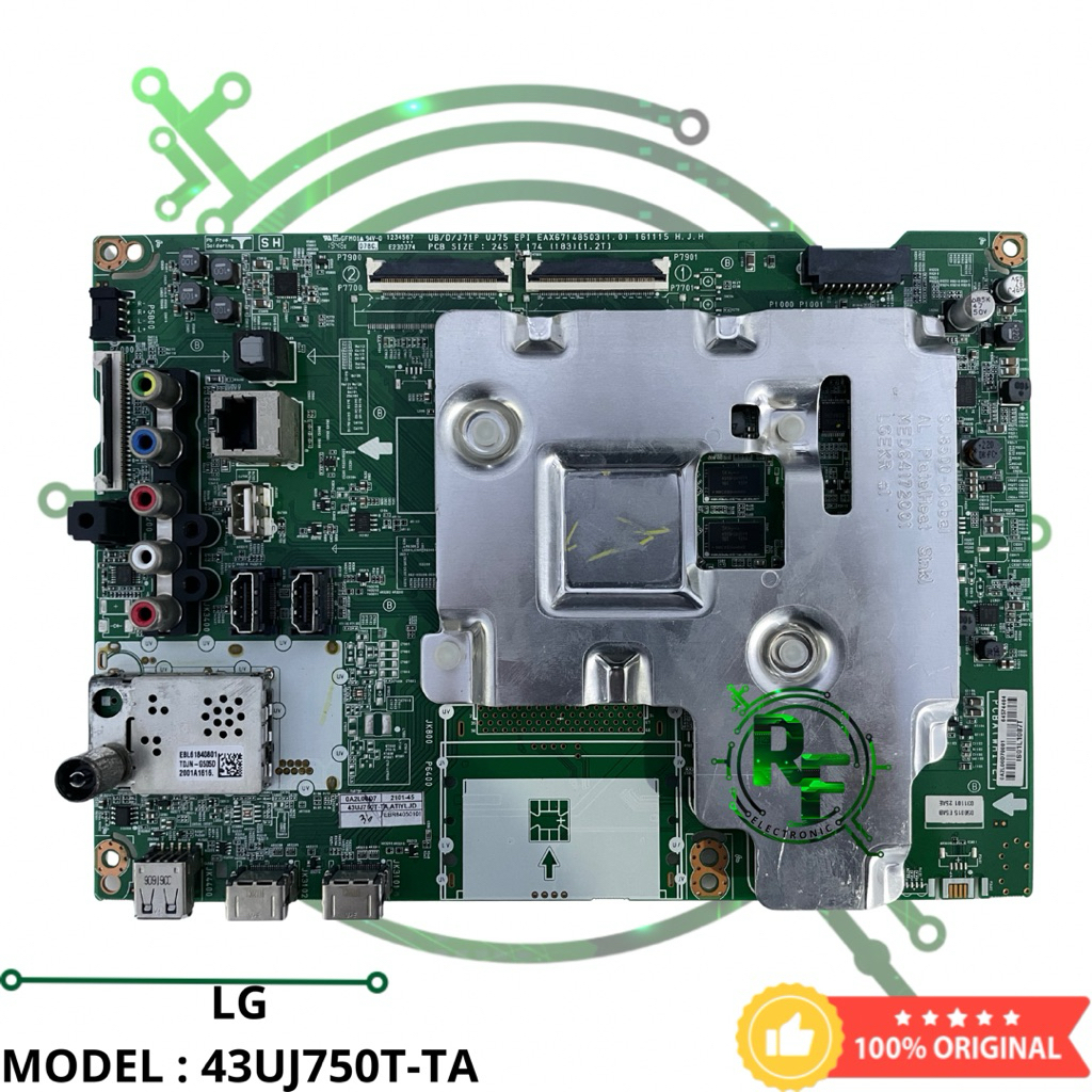 MB MOBO MAINBOARD MESIN SMART TV LED LG 43UJ750T-TA 43UJ750T 43UJ750
