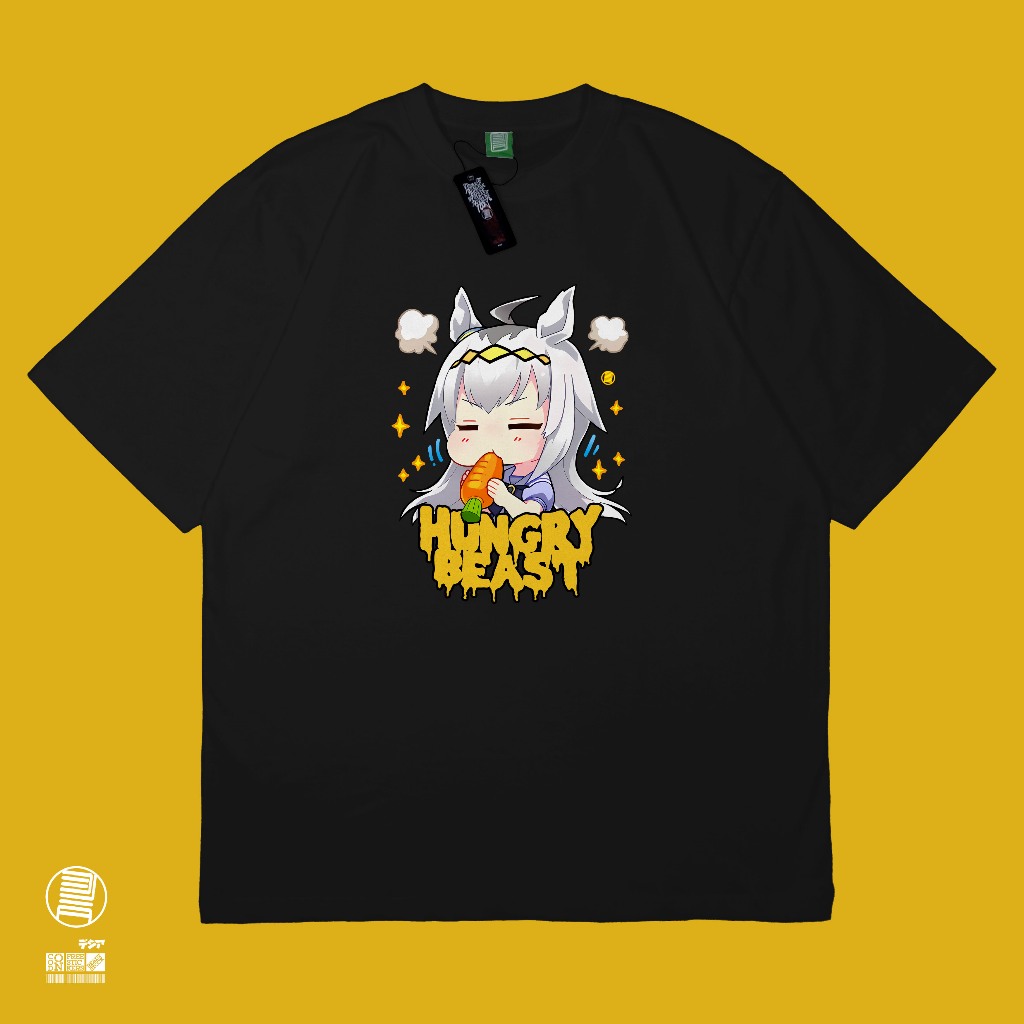 Kaos Oguri Cap Hungry Beast Umamusume Uma Musume Pretty Derby Manga Anime T-Shirt DJA Cloth