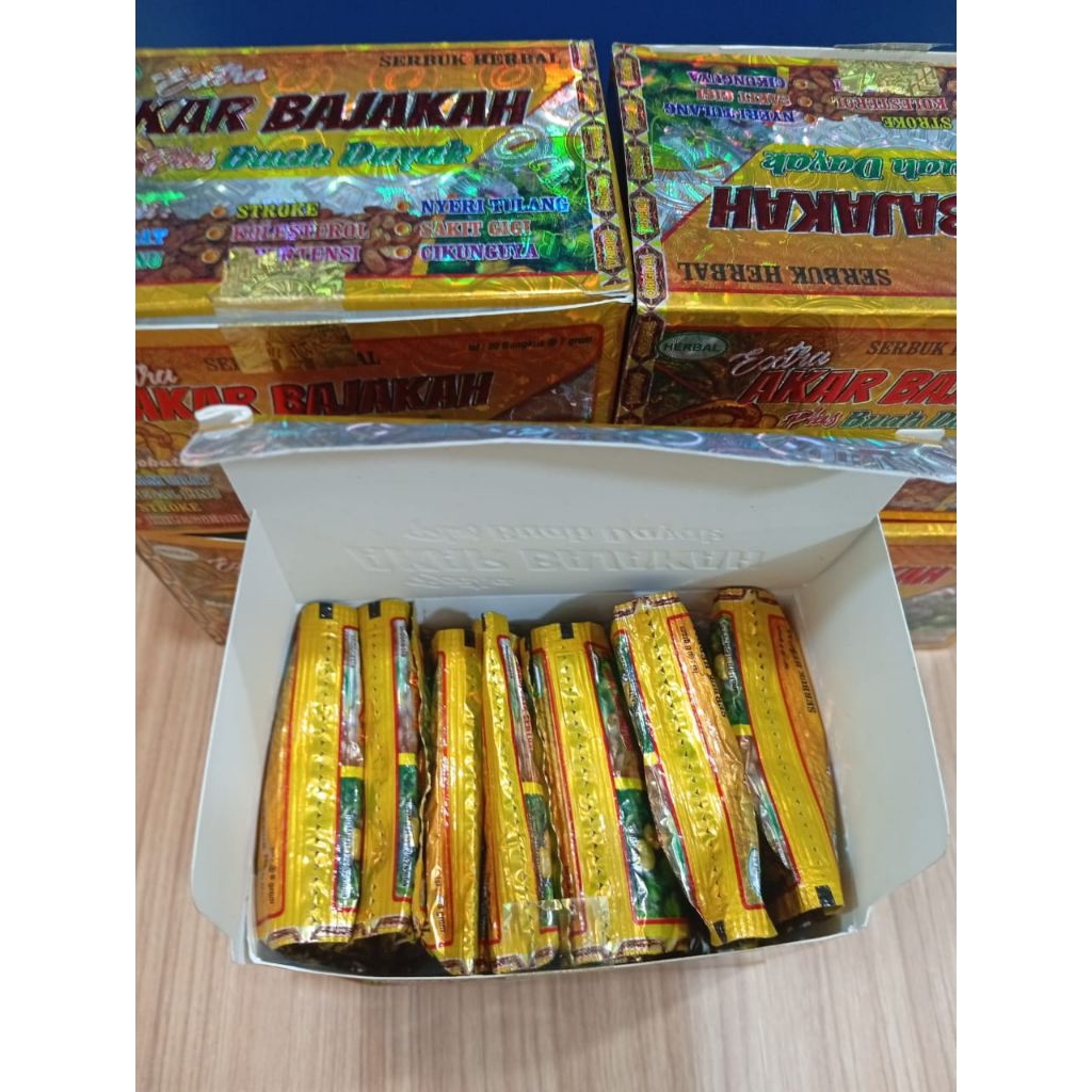 

serbuk herbal akar bajakah plus buah dayak beli 4 kotak gratis satu kotak