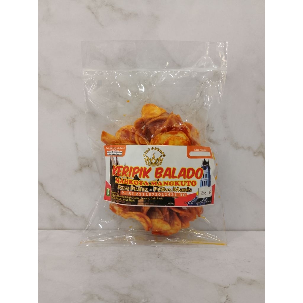 

Kripik Balado Mahkota 200Gr