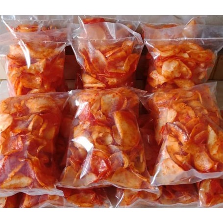 

Singkong Pedas Cabe Merah 500 Gram