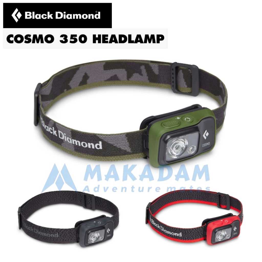 Senter Kepala Black Diamond Original Cosmo 350 Lumens Headlamp Black Diamond