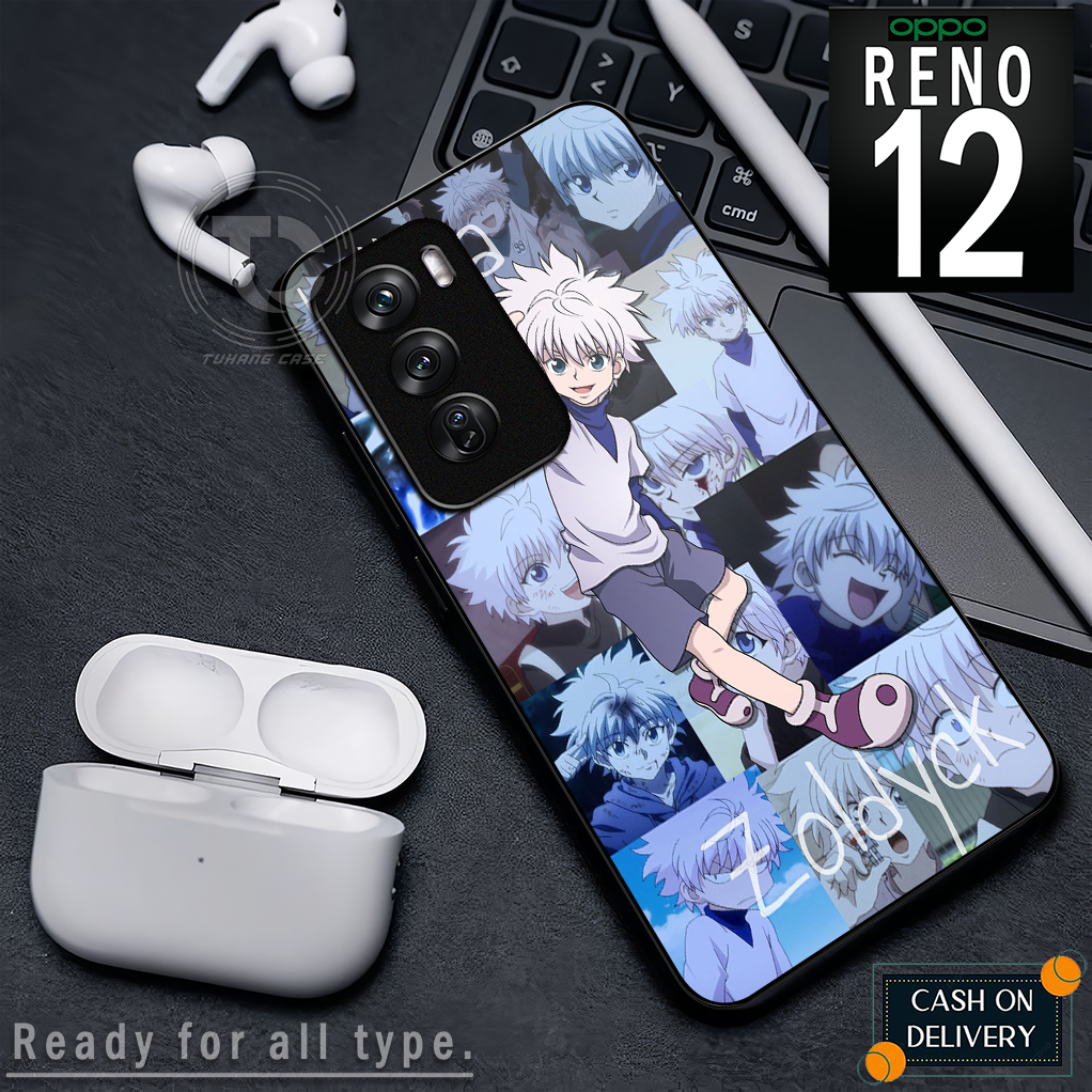 Case Handphone Motif Hunter X Hunter Untuk oppo reno 12 8t 4g 8t 5g a3x/a3 nfc a17 a17k a3s a74 4g/r