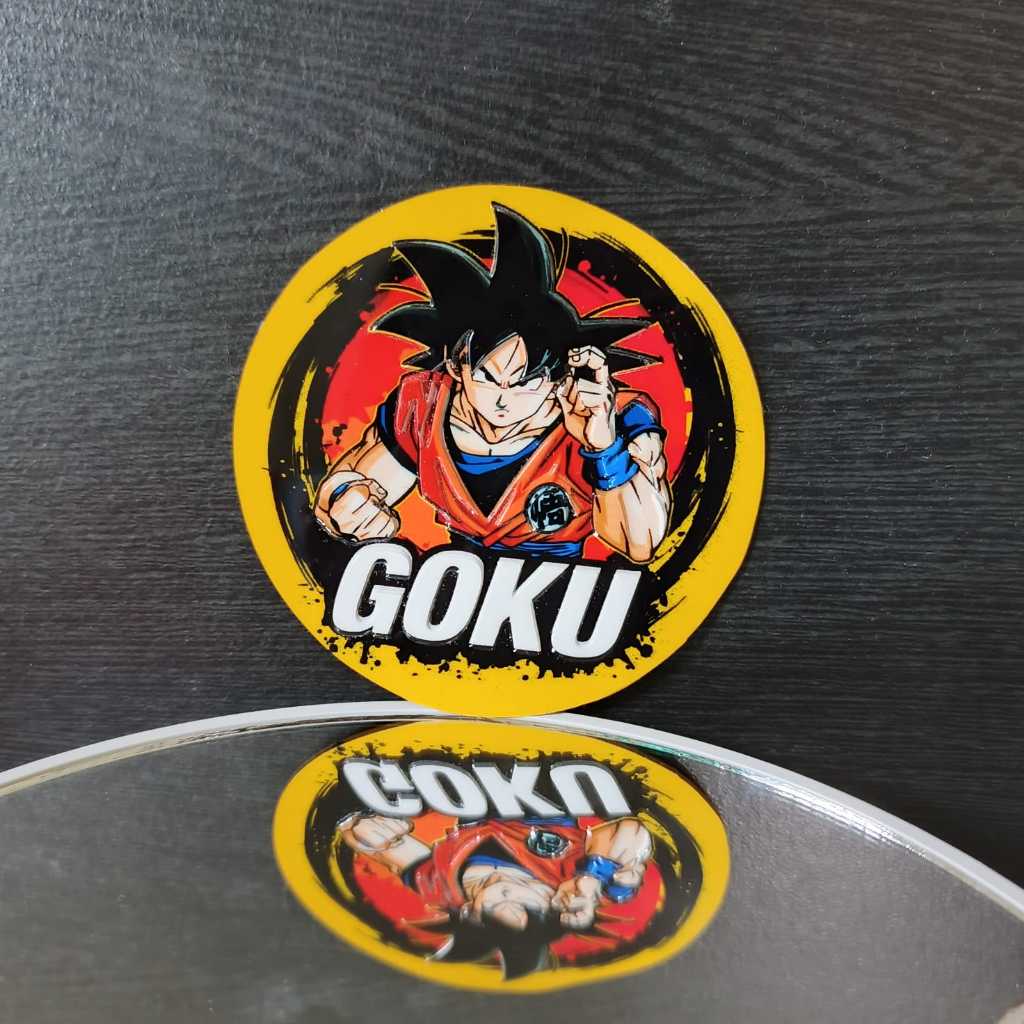

Sticker PVC Timbul Dragon Ball - Goku | Stiker PVC Timbul Premium