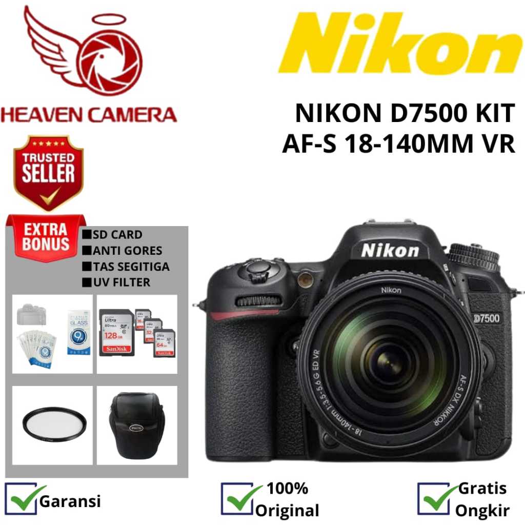 NIKON D7500 KIT 18-140MM / NIKON D7500 KIT AFS 18-140MM