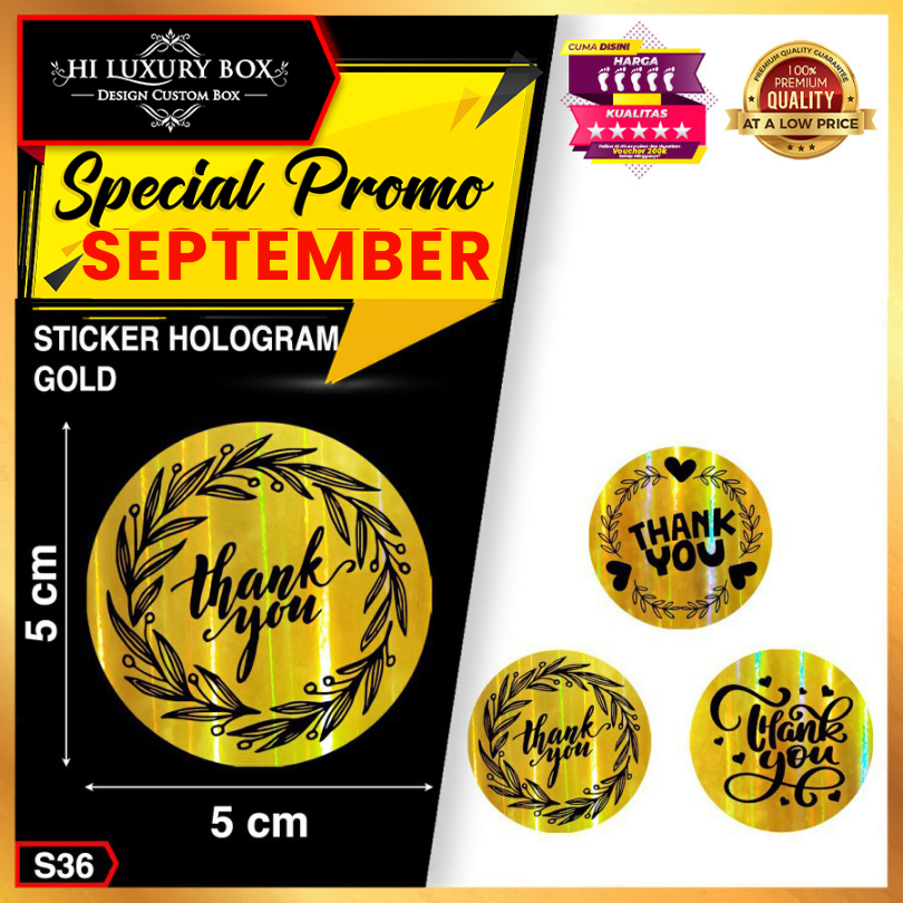 

Sticker Segel|Sticker Sealer |Sticker Hologram|Sticker Thank You |S36 - All Variant