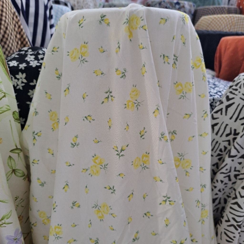 kain poplin motif - kain katun poplin premium - kain poplin motif bunga - kain poplin rd eksklusif