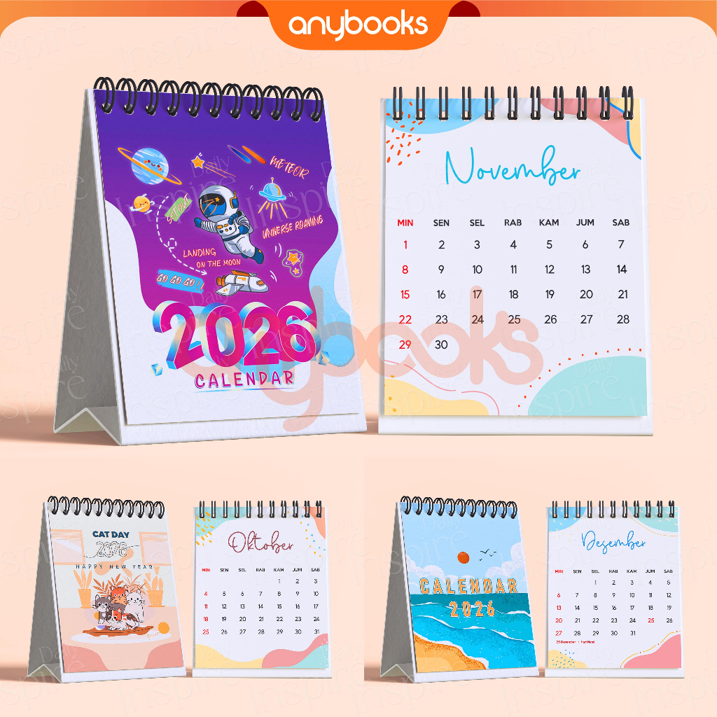 

TERLARIS KALENDER MEJA 2026 BANYAK MOTIF - KALENDER MEJA AESTHETIC 2026 - KALENDER LUCU MURAH 2026