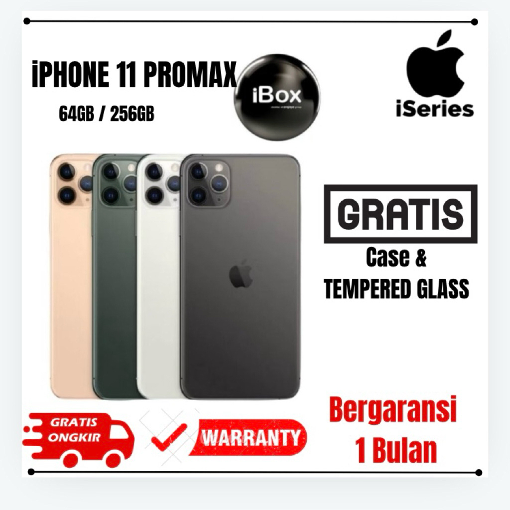 iPhone 11 Promax 64GB 256GB iBox Resmi Original