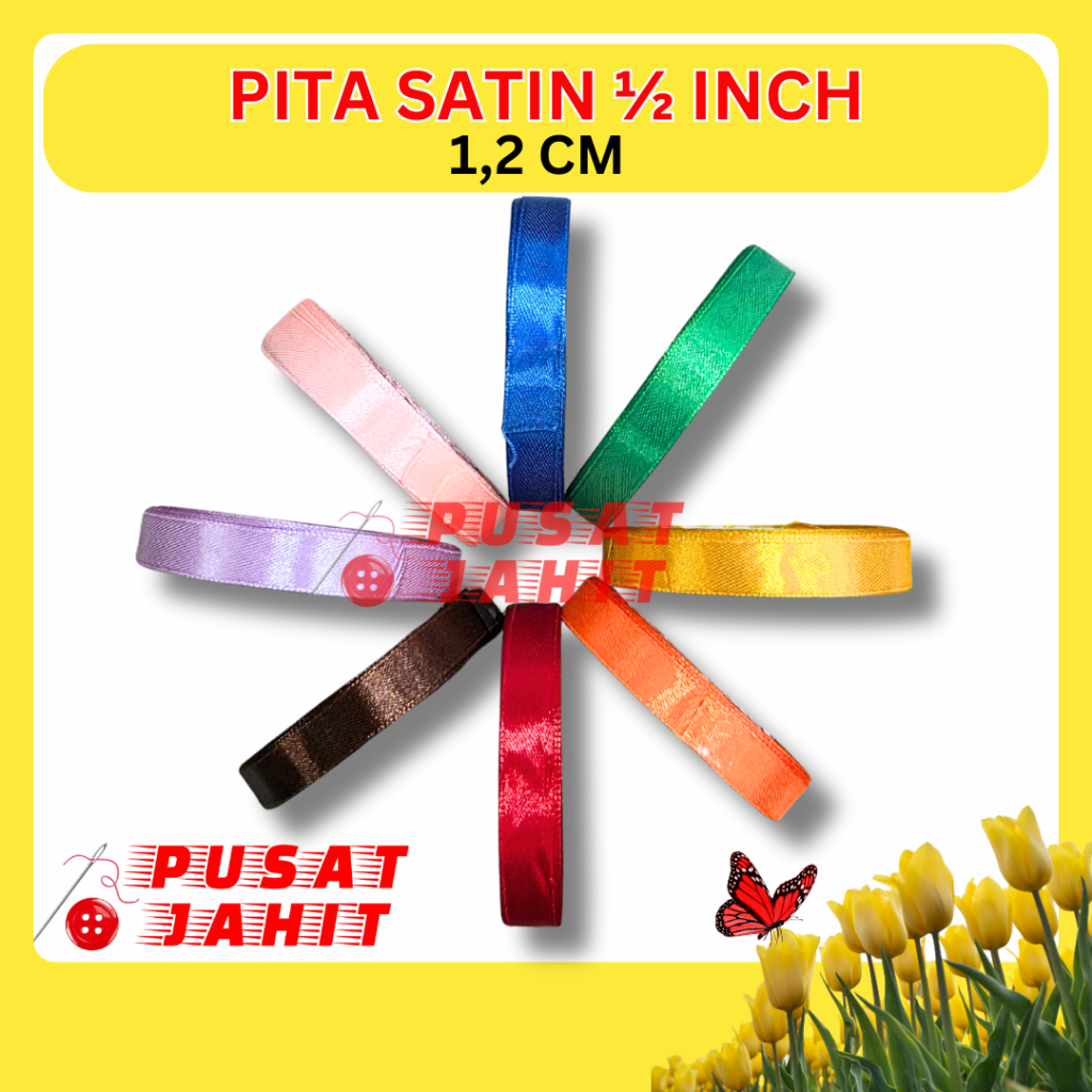 

Pita satin 1/2 inch / 1,2 cm