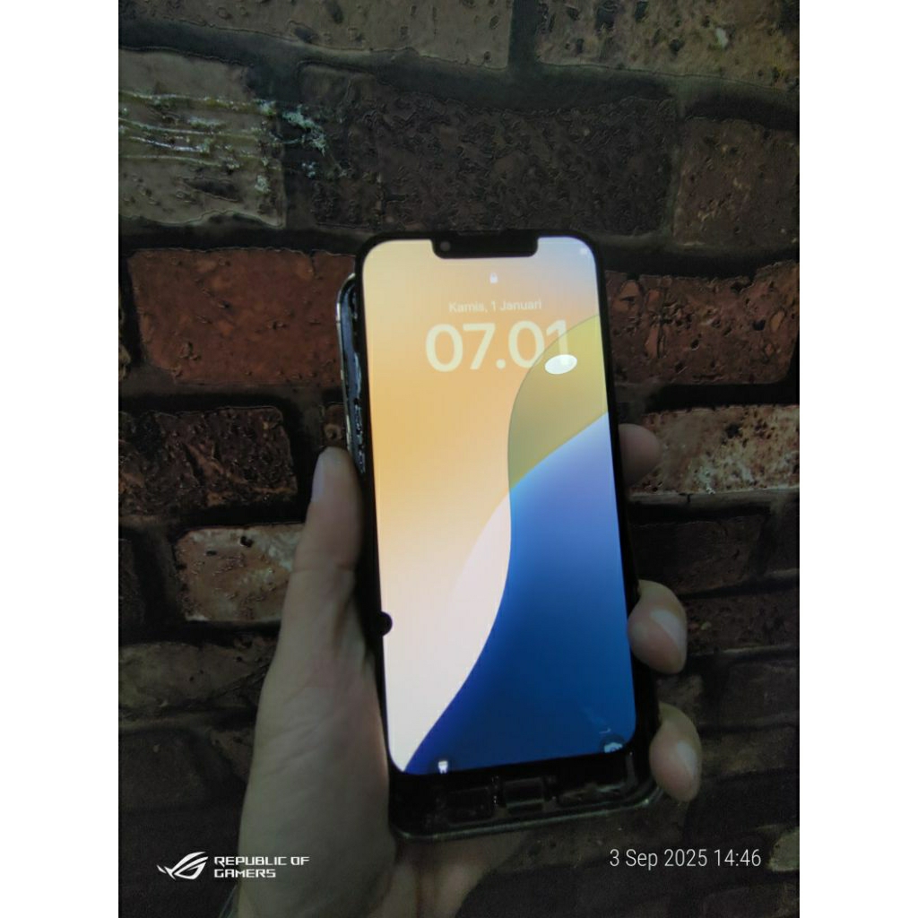 lcd iphone 13 pro minus dot cabutan / copotan