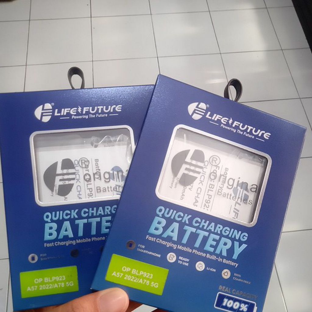 Baterai/batre oppo a57 2022/blp923 double power