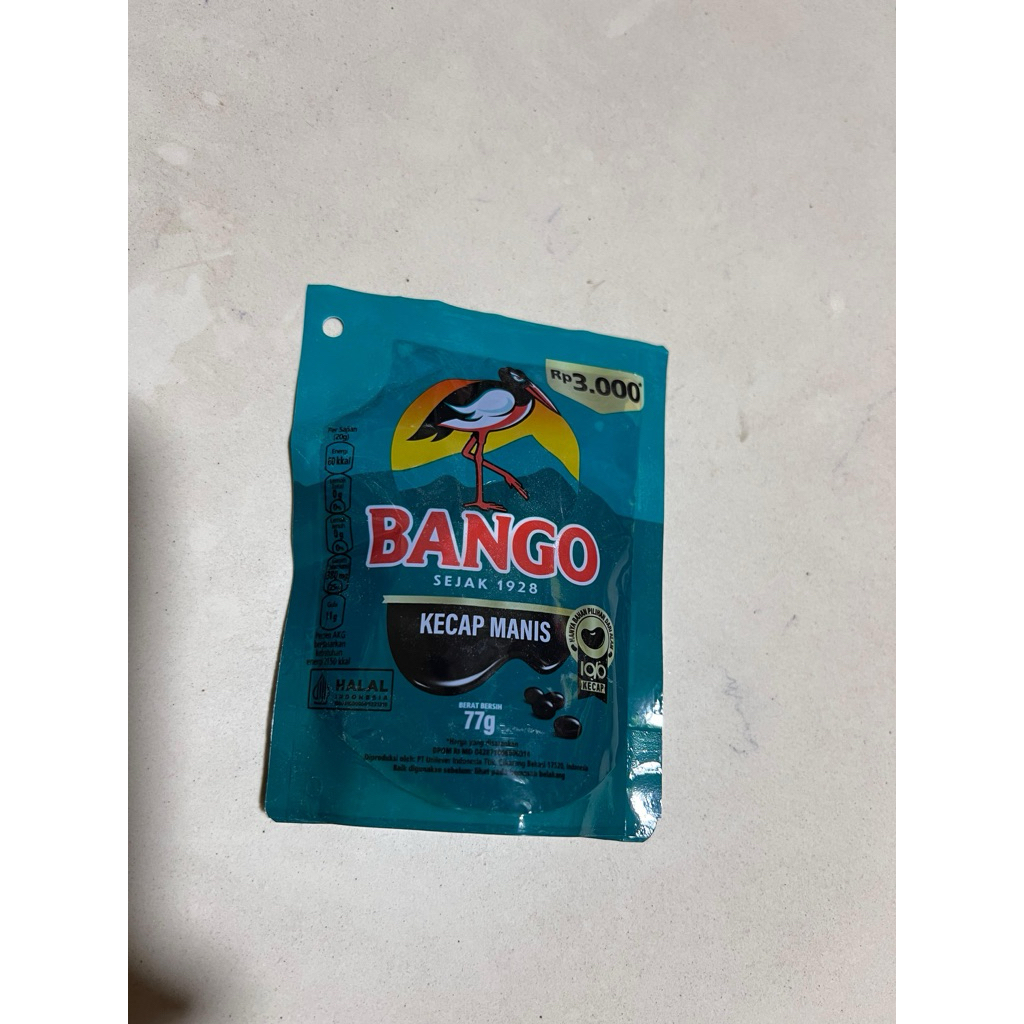 

Kecap Manis Bango Kemasan isi 77gr