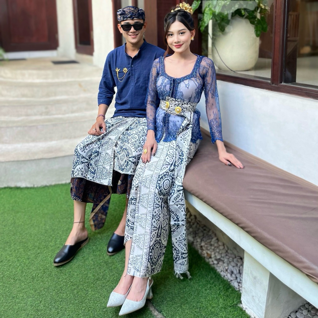 TERMURAH SET COUPLE SAPUT KAMEN SELENDANG / COUPLE BALI