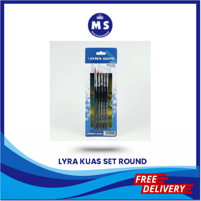 

Lyra Brush / kUAS Set Round 00, 02, 04, 06, 08 Blue 569800