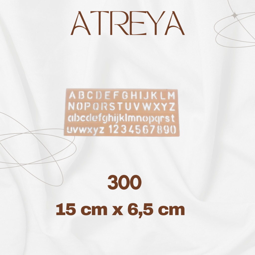 

PENGGARIS SABLON / PENGGARIS CETAKAN HURUF & ANGKA BT-300