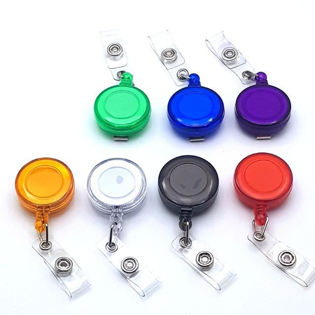 

Yoyo ID Card Holder Transparan Warna-Warni Gantungan ID Card