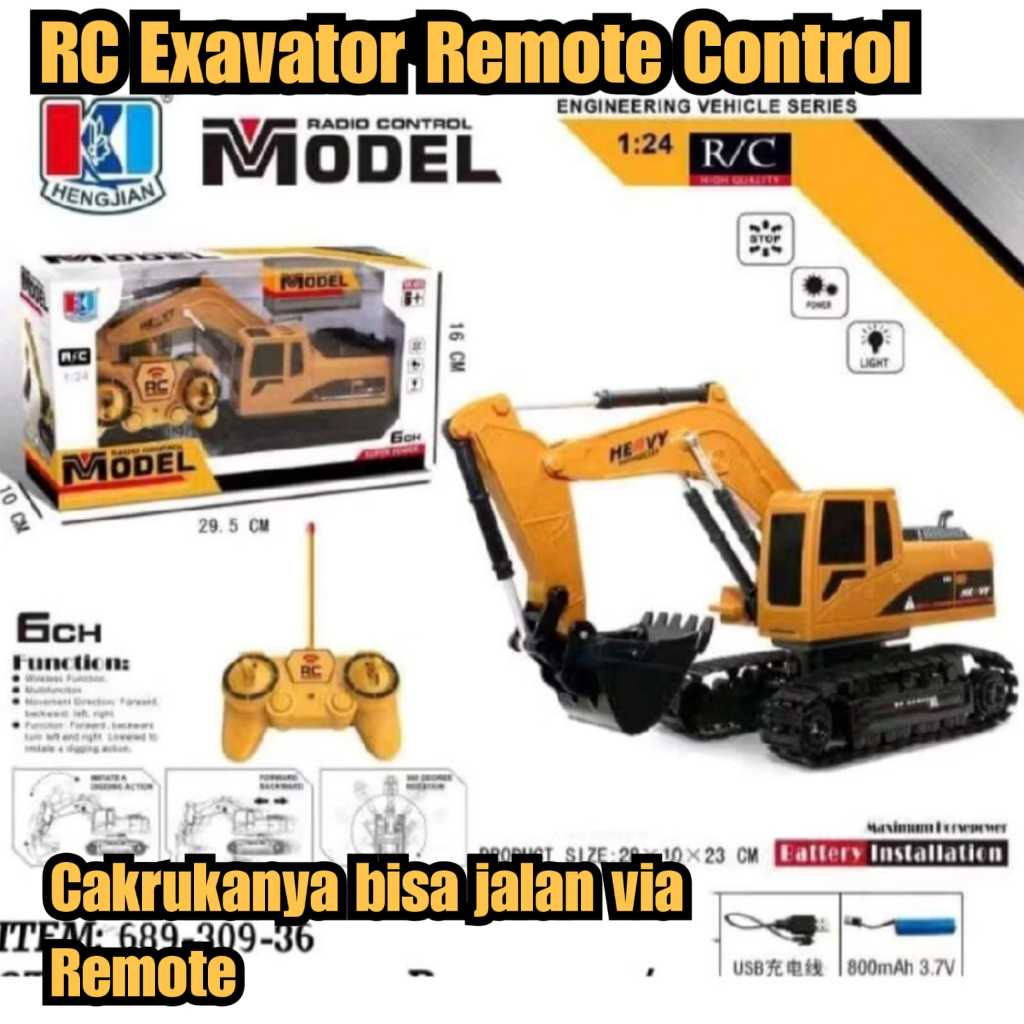 remote control mainan alat berat remote control remote kontrol alat berat begok Mainan RC Exavator e