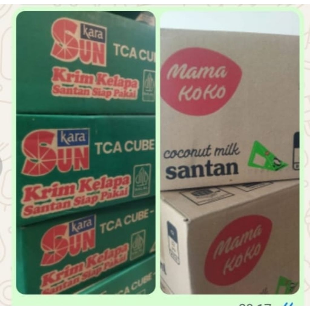 

santan cair 65ml. sun kara, Sasa, mamakoko