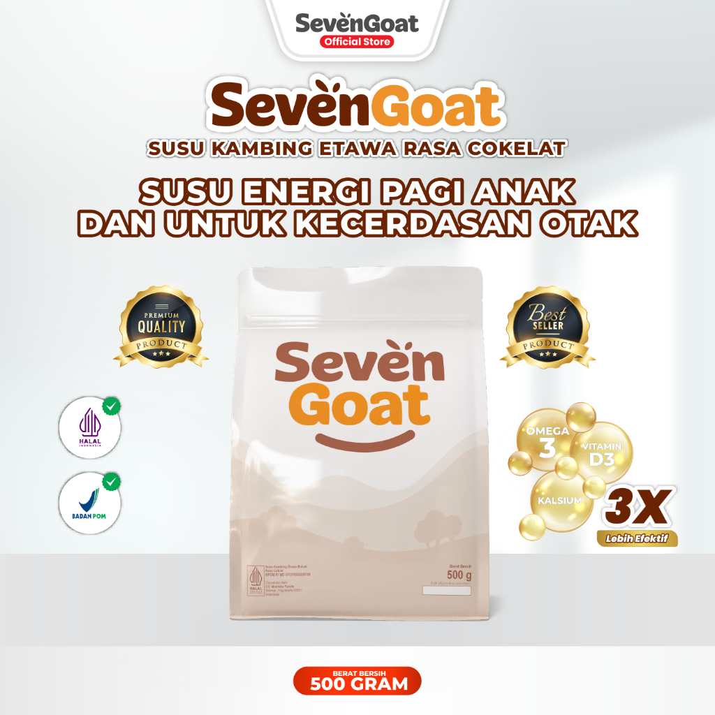

Susu Kambing Etawa Bubuk 500gr Rasa Cokelat - Energi Pagi Anak & Otak Cerdas
