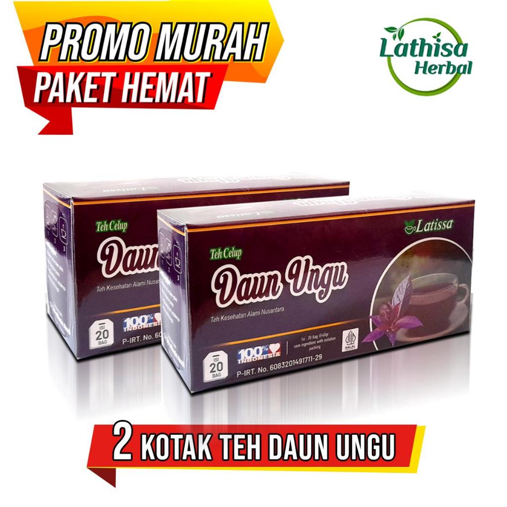 

PAKET MURAH 2 BOX TEH CELUP DAUN UNGU LATISSA