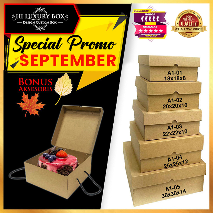 

Kotak Kue|Cake|Kado|Hampers|Murah|Serbaguna|Dus|Box|Packanging|A1