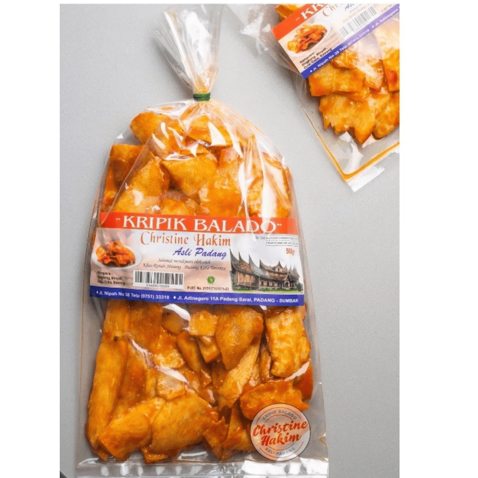 

Keripik Singkong Balado Christine Hakim 200gr, 250gr, 500gr Keripik Sinjai Balado Christine Hakim