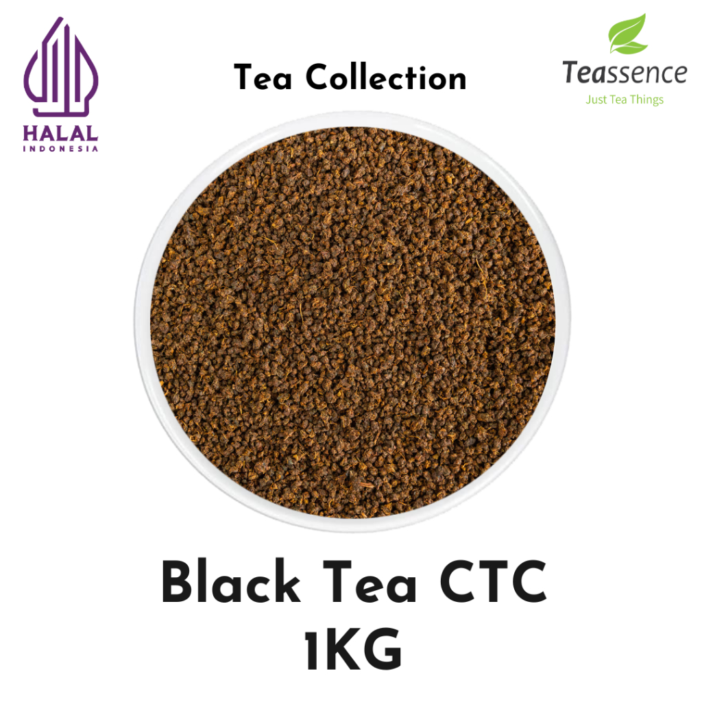 

Black Tea CTC Indonesia / Teh Black Tea CTC Indonesia / Teh Hitam CTC / Teh Tarik / Chai Latte /Milk Tea Bulk 1Kg