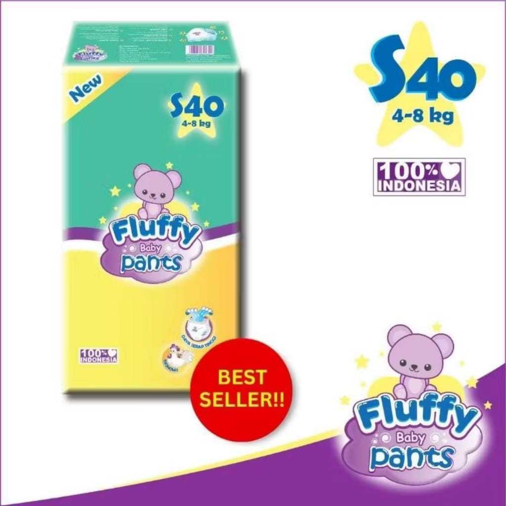 PAMPERS FLUFFY PANTS POPOK BAYI ANTI IRITASI
