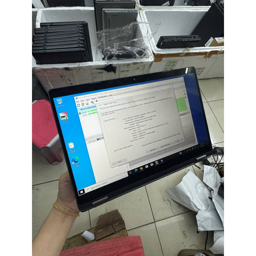 2in1 LENOVO X390 YOGA RAM 16GB SSD 512GB CORE I7