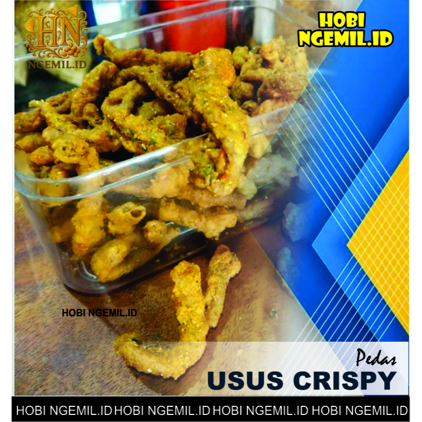 

Keripik Usus Crispy Pedas, lezat dan gurih HOBI NGEMIL.ID