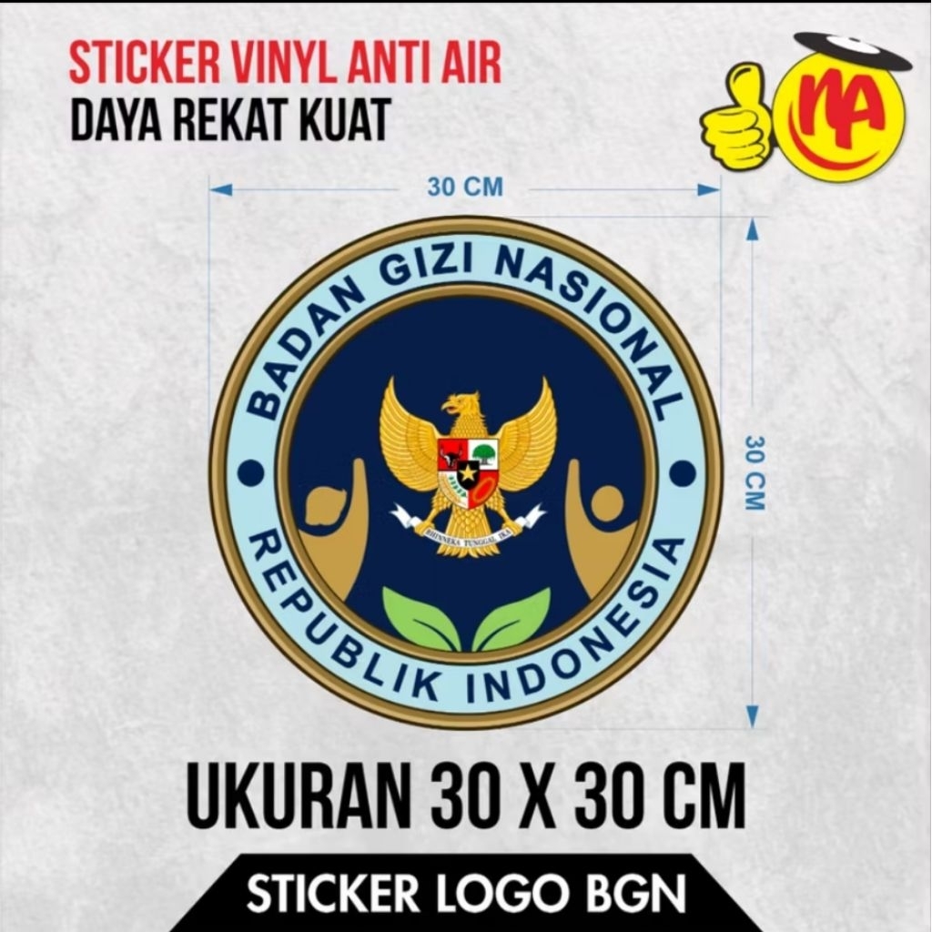 stiker logo BGN pintu