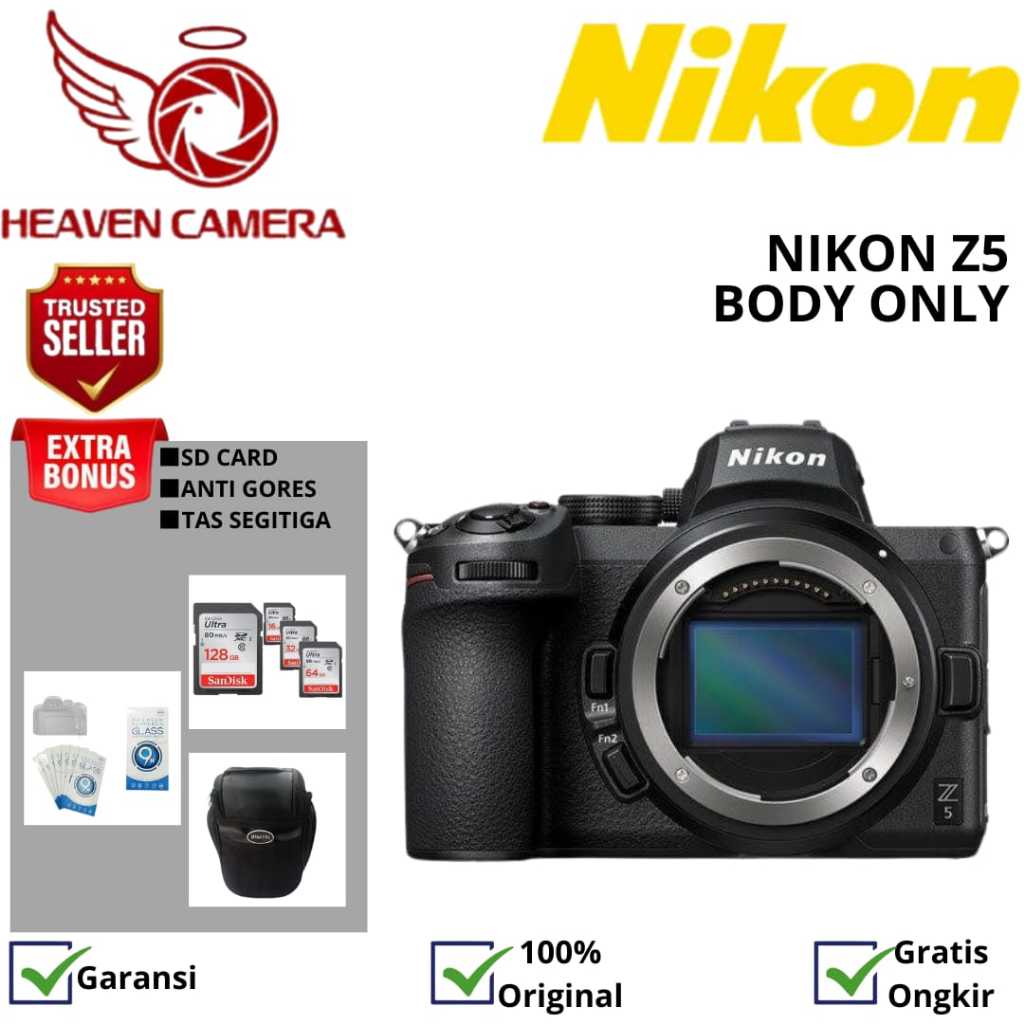NIKON Z5 BODY ONLY MIRRORLESS CAMERA / NIKON Z5 BODY ONLY / NIKON Z5