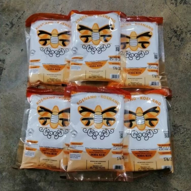 

Soda kue /Pengembangan kue 50 gr Harga (per 6pcs)