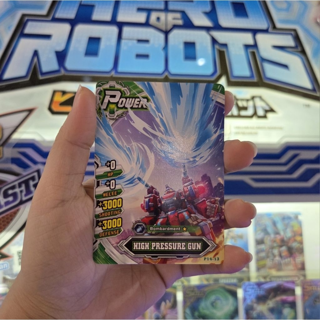 Collection Card Hero of Robots Bombardment HIGH PRESSURE GUN P14-13 Galaxy Epoch Ver 2